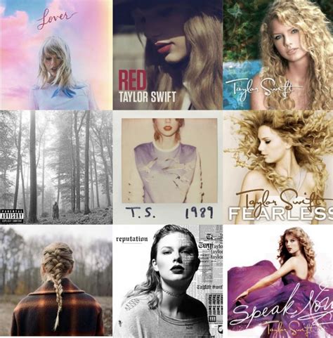 all taylor swift albums list